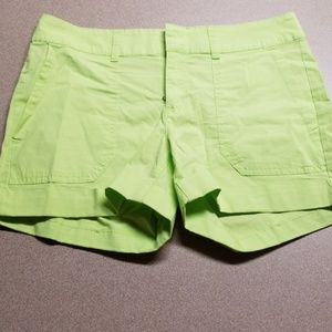 a.n.a lime green shorts size 28/6